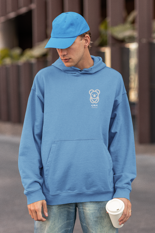 Men's Oversized Custom Hoodie in Havelock Blue Color - NAUTICON WEARABLES