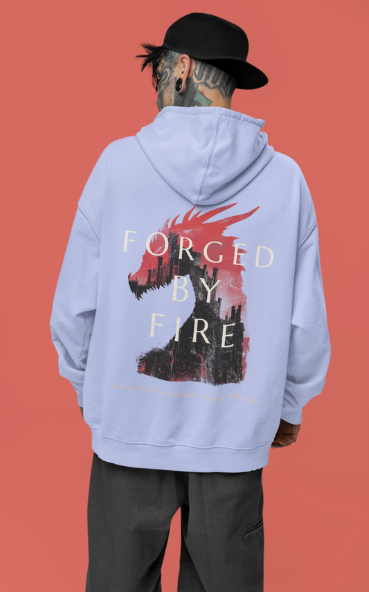 Men's Oversized Custom Hoodie in Perano Color - NAUTICON WEARABLES