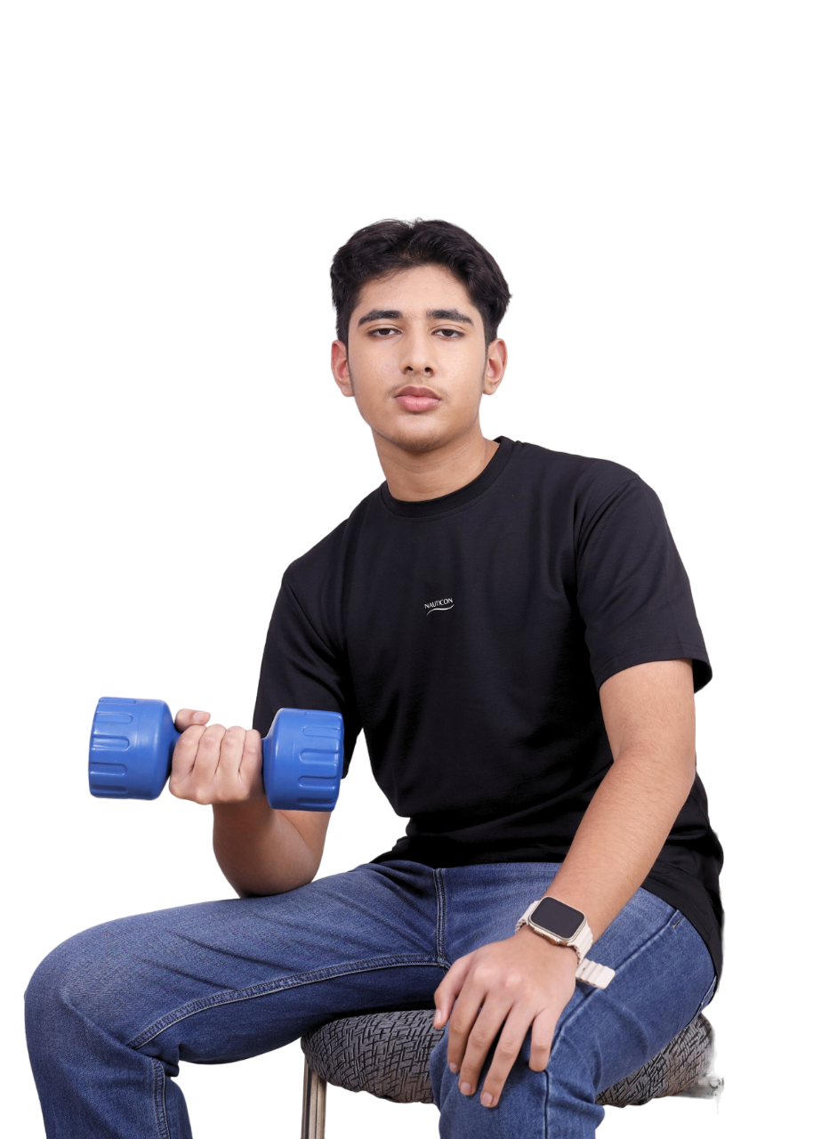 NAUTICON Premium Polyester Crew Neck Black - NAUTICON WEARABLES