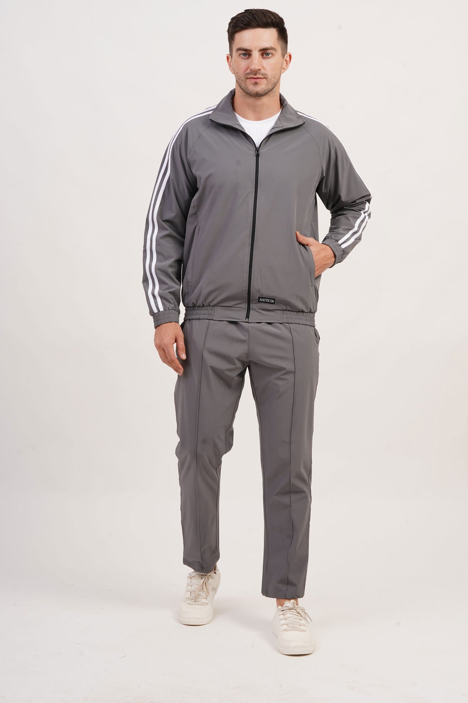 NAUTICON Tracksuit Set For Men - Grey - NAUTICON WEARABLES