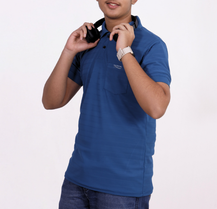 NAUTICON POLO T-SHIRT BLUE