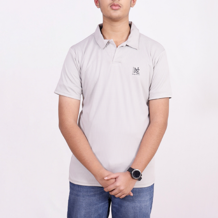 NAUTICON POLO T-SHIRT LIGHT GREY