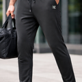 TRACK PANTS FOR MEN BLACK