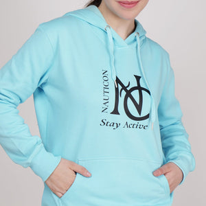 Women Winter Wear Stylish Hoodie Sky Blue