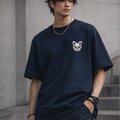 MOVE SKULL STREET OVERSIZED - NAVY BLUE