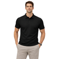 Premium Corporate Polo T-Shirt - Black - WORK MAX