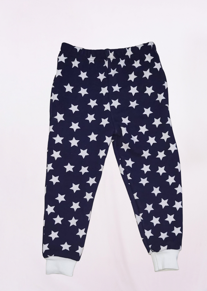 NAUTICON Stars Printed Perfect Pair Co-ord Set for Kids/Navy Blue