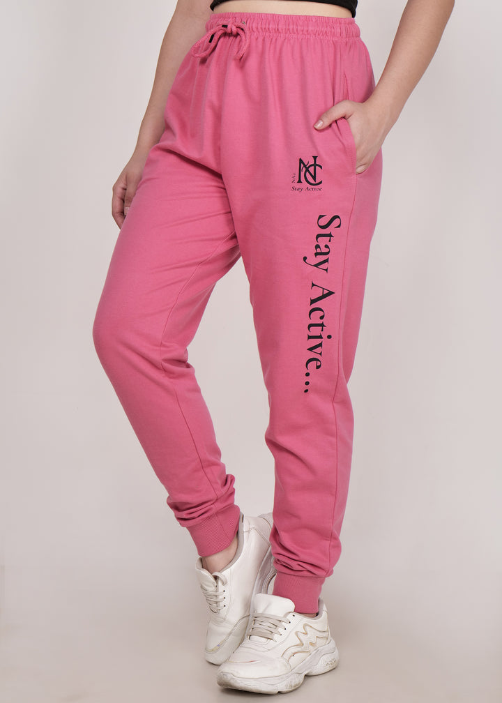 WOMEDN WINTER WEAR JOGGER MATTE PINK