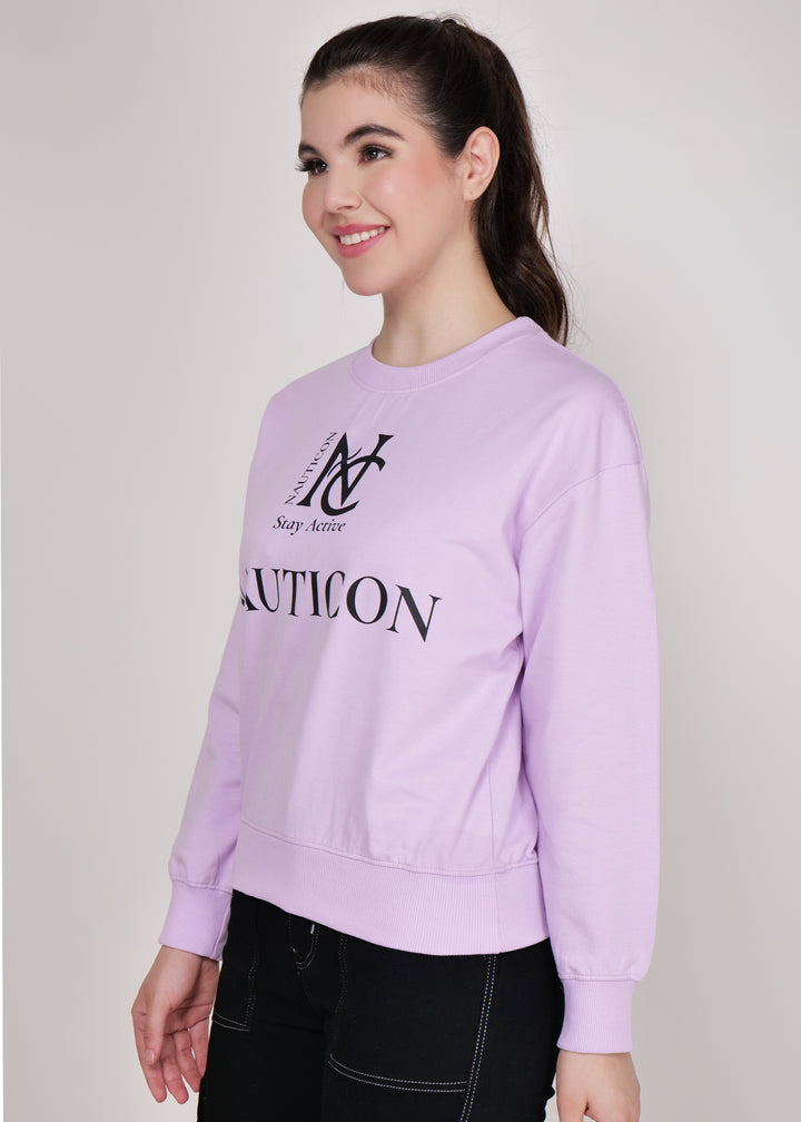 Women Sweatshirt Lavender