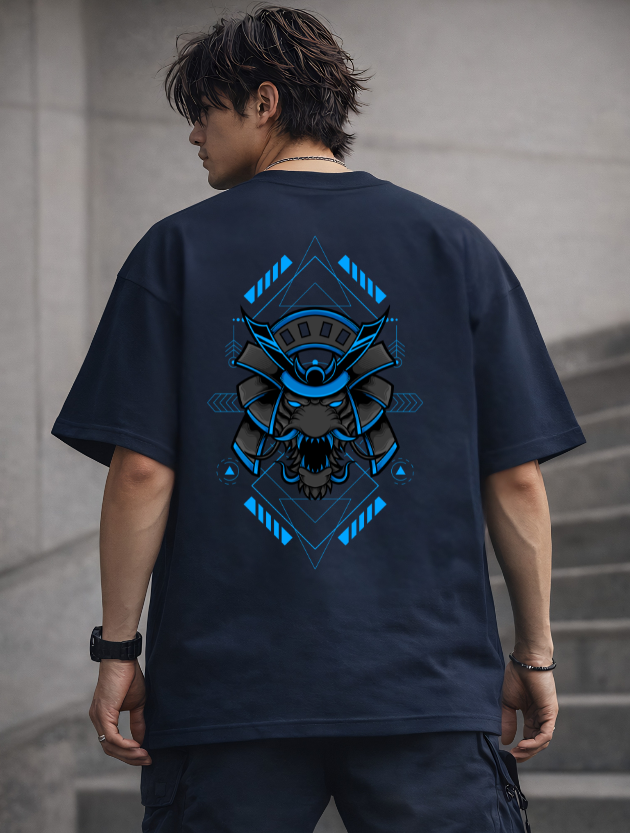 MOVE NEON SAMURAI OVERSIZED - NAVY BLUE