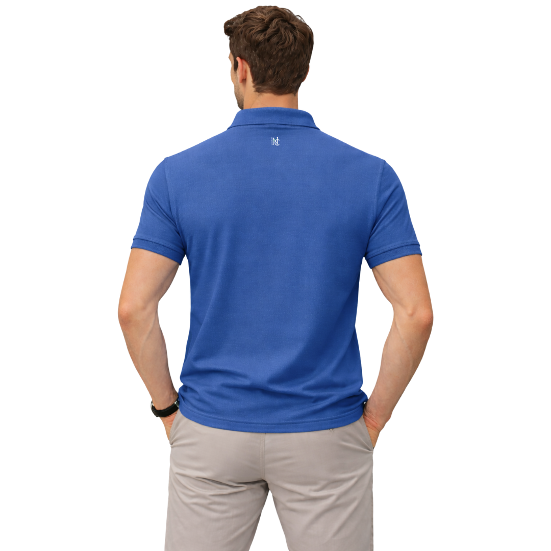 Polo T-Shirt - Airforce - WORK FLEX