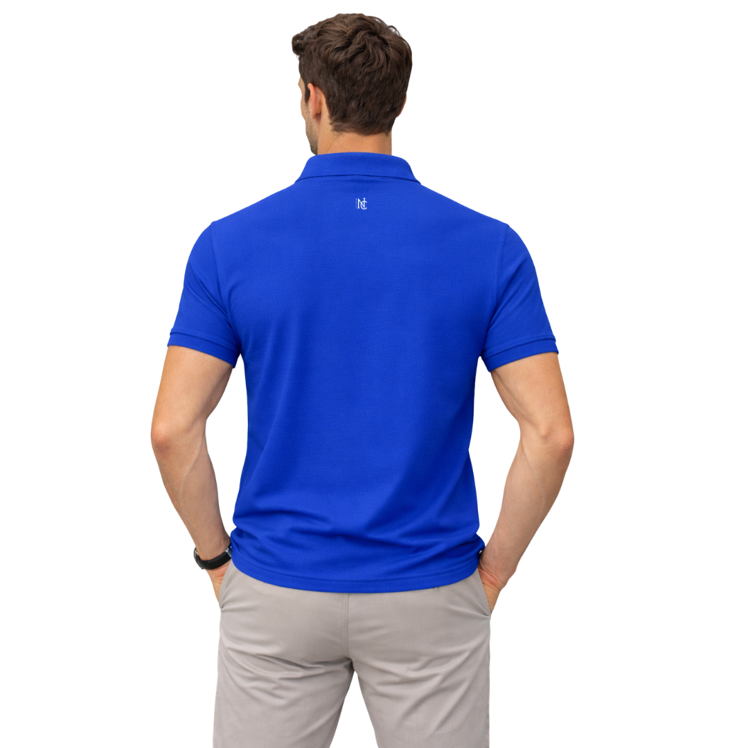 Polo T-Shirt - Royal Blue - WORK MAX