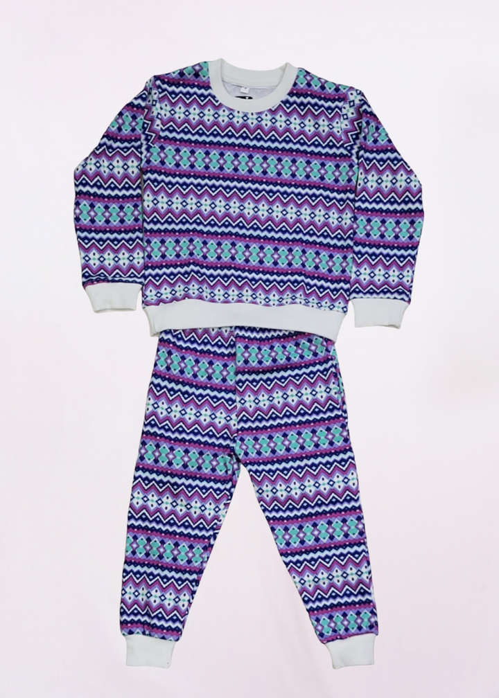 NAUTICON Geometric Printed Perfect Pair Co-ord For Kids/Multicolor