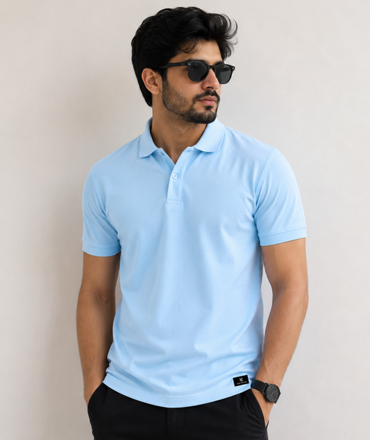 WORK POLO SKY BLUE
