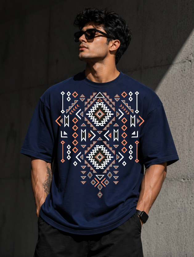 MOVE SYMMETRY OVERSIZED - NAVY BLUE
