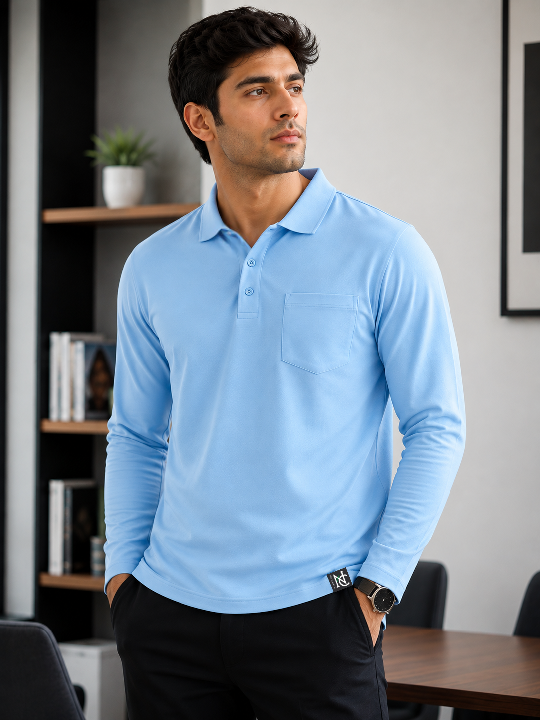 MOVE EXECUTIVE POLO - SKY BLUE