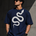 MOVE SNAKE OVERSIZED - NAVY BLUE