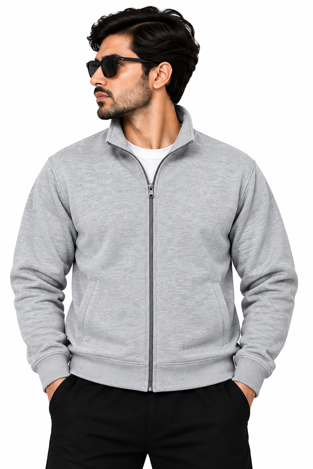 NAUTICON PREMIUM JACKET MEN IN LIGHT GREY MELANGE