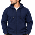NAUTICON PREMIUM ZIPPER HOODIE MEN IN NAVY