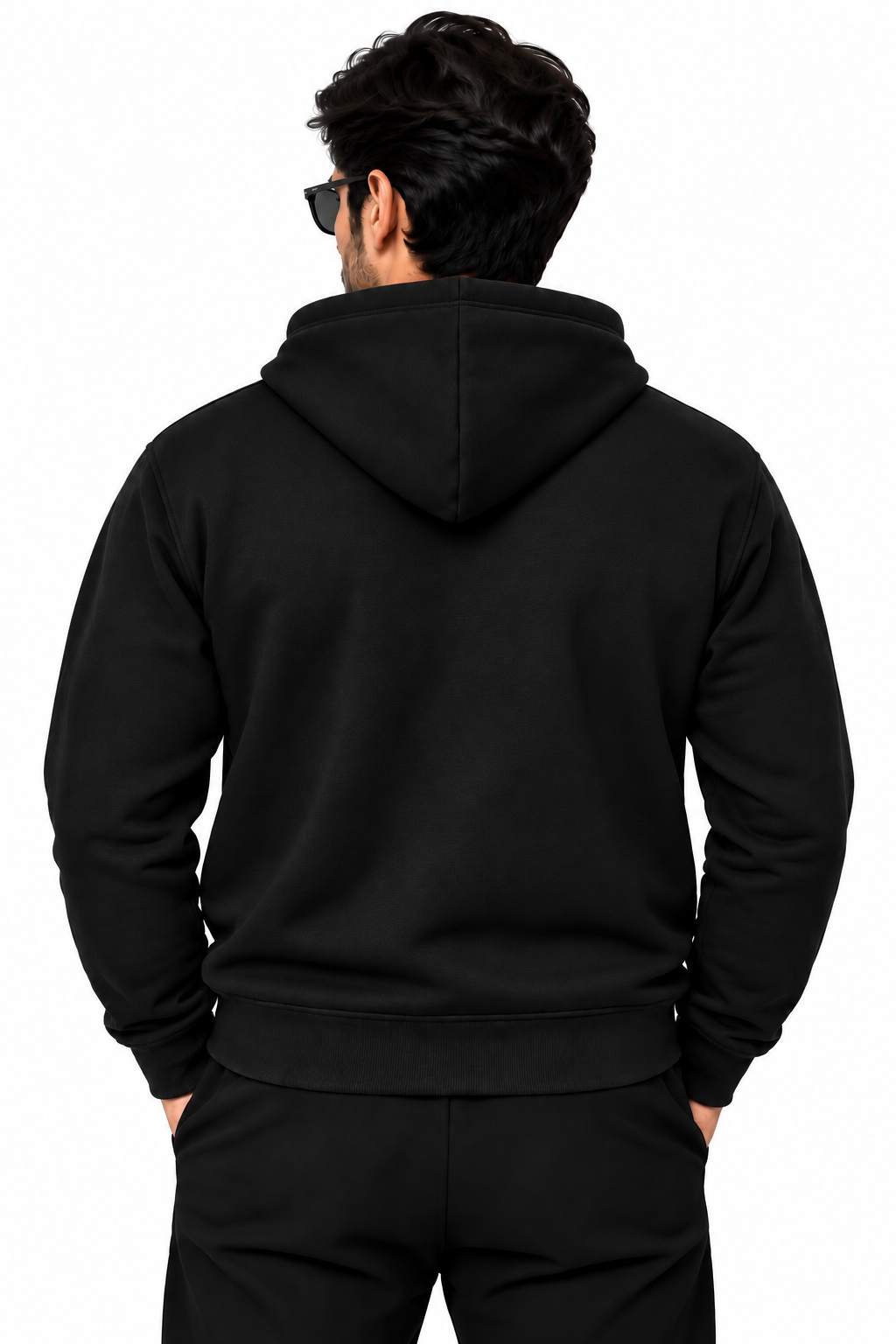 NAUTICON PREMIUM ZIPPER HOODIE MEN IN BLACK