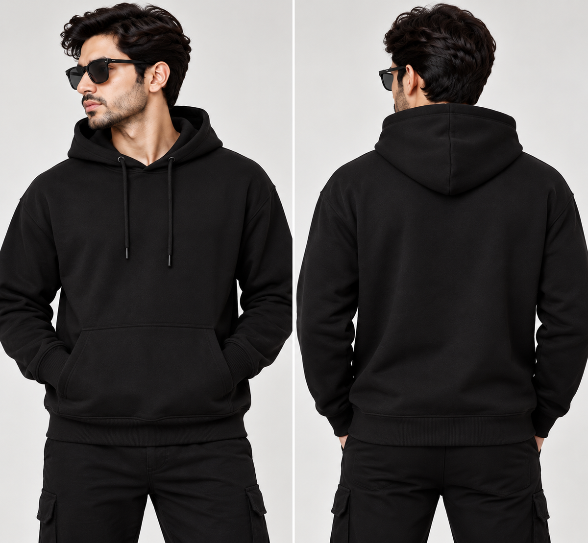 NAUTICON PREMIUM HOODIE MEN IN BLACK
