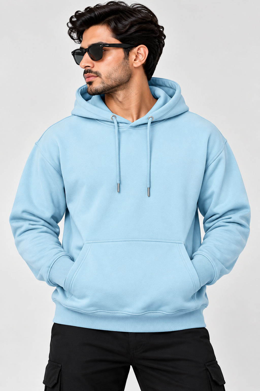 NAUTICON PREMIUM HOODIE MEN IN SKY BLUE