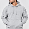 NAUTICON PREMIUM HOODIE MEN IN LIGHT GREY MELANGE