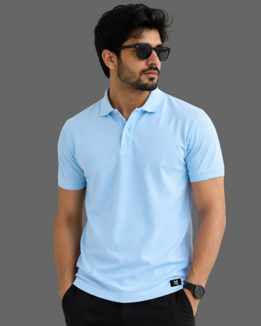 WORK POLO SKY BLUE