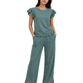 Co-ord Set Looper JC – Sea Green