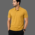 WORK POLO MUSTARD
