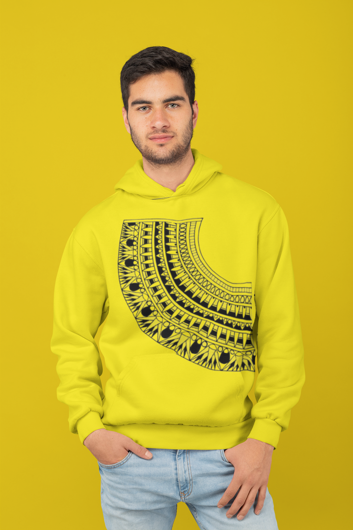 Men's Custom Hoodie POD Full Print Design Egypt Design (Front)