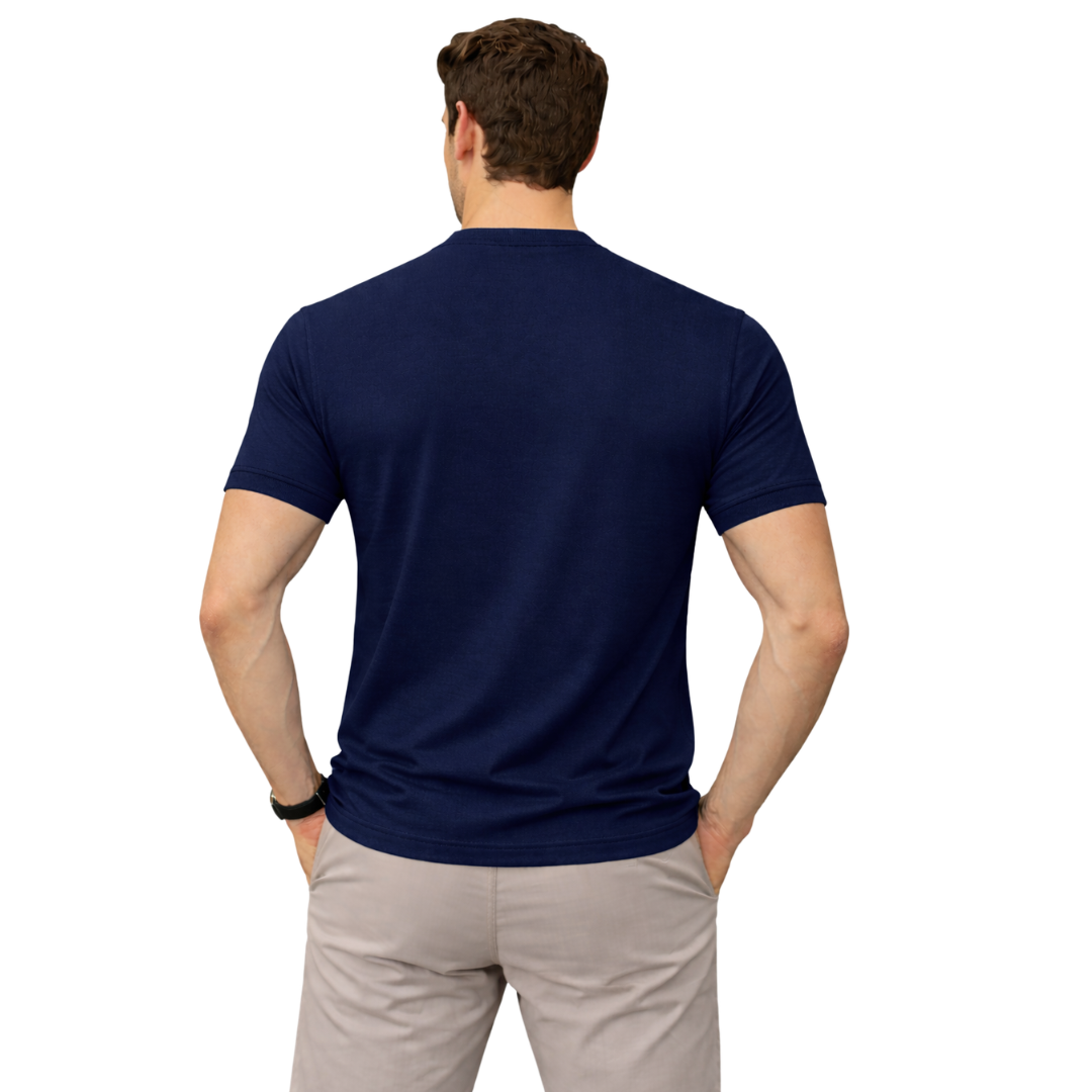 MOVE FLEX ROUND NECK NAVY - NAUTICON