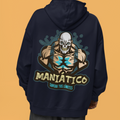 Men's Oversized Custom Hoodie in Ebony - NAUTICON WEARABLES
