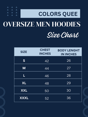 Men's Oversized Custom Hoodie in Ebony - NAUTICON WEARABLES