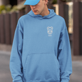 Men's Oversized Custom Hoodie in Havelock Blue Color - NAUTICON WEARABLES