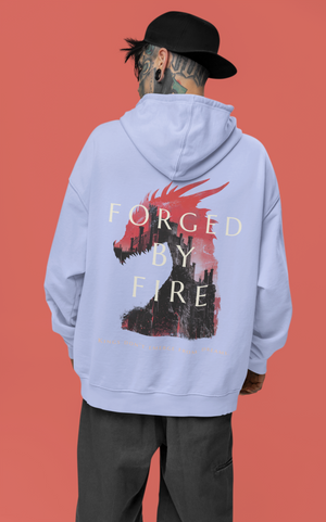 Men's Oversized Custom Hoodie in Perano Color - NAUTICON WEARABLES
