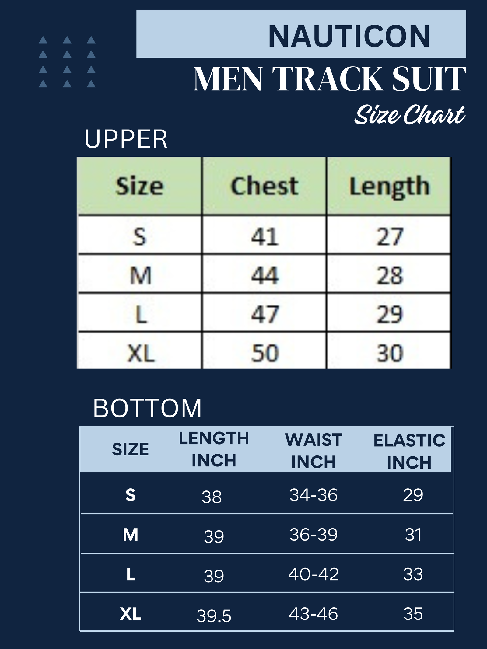 NAUTICON Chest Panel Tracksuit Set for Men Khaki & Navy - NAUTICON WEARABLES