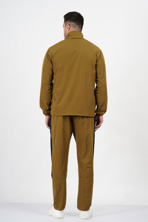 NAUTICON Chest Panel Tracksuit Set for Men Khaki & Navy - NAUTICON WEARABLES
