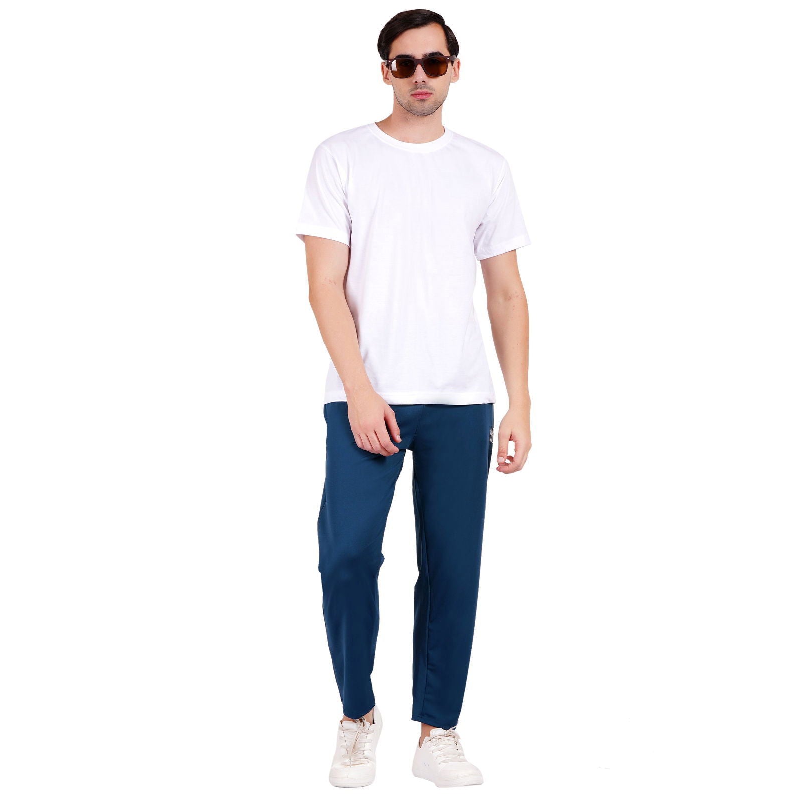 NAUTICON Men Air Force Blue Solid Regular Fit Lower - NAUTICON