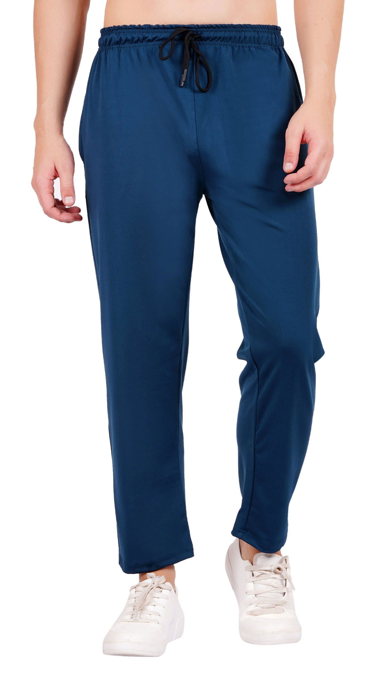 NAUTICON Men Air Force Blue Solid Regular Fit Lower - NAUTICON