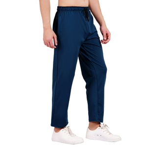 NAUTICON Men Air Force Blue Solid Regular Fit Lower - NAUTICON