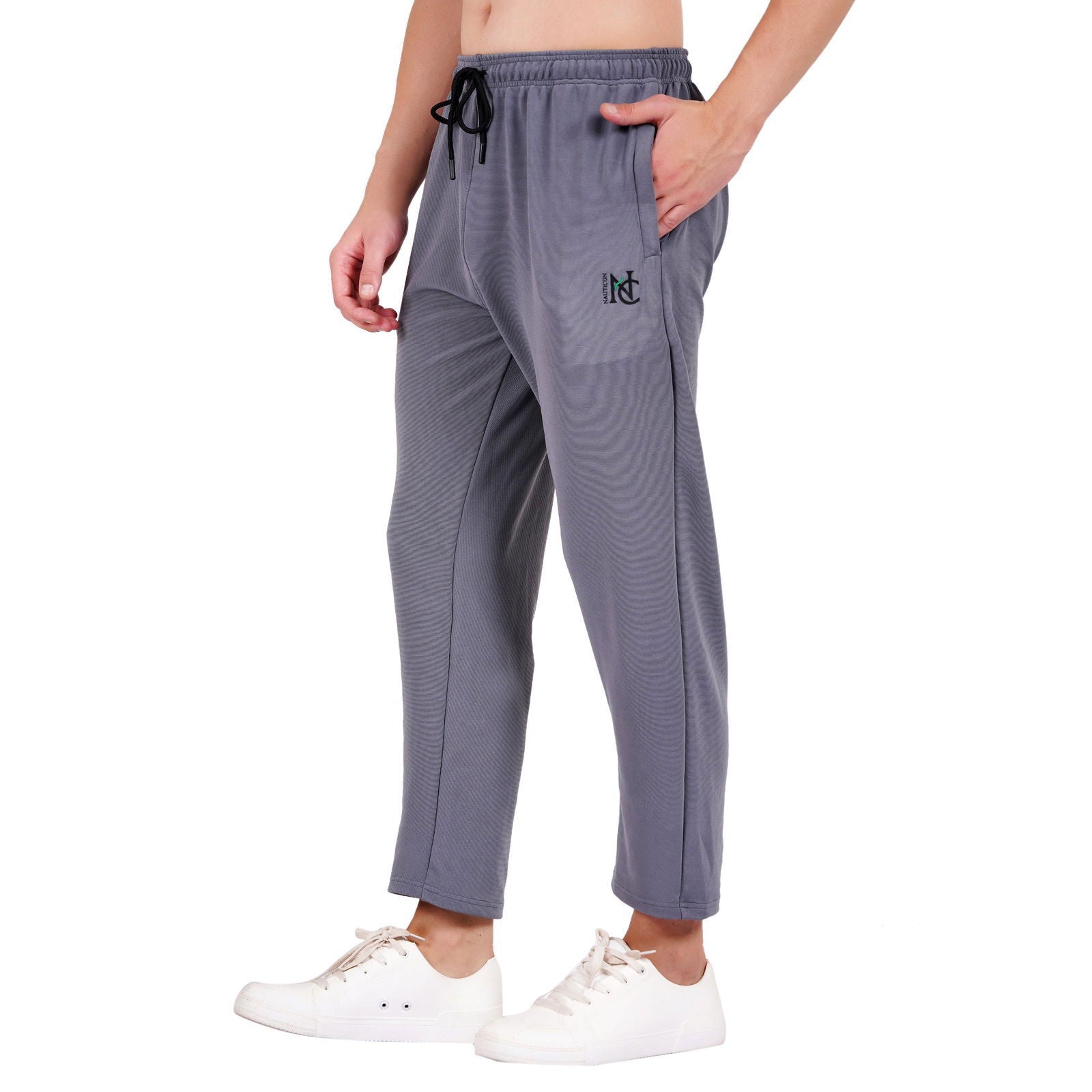 NAUTICON Men Grey Solid Regular Fit Lower - NAUTICON