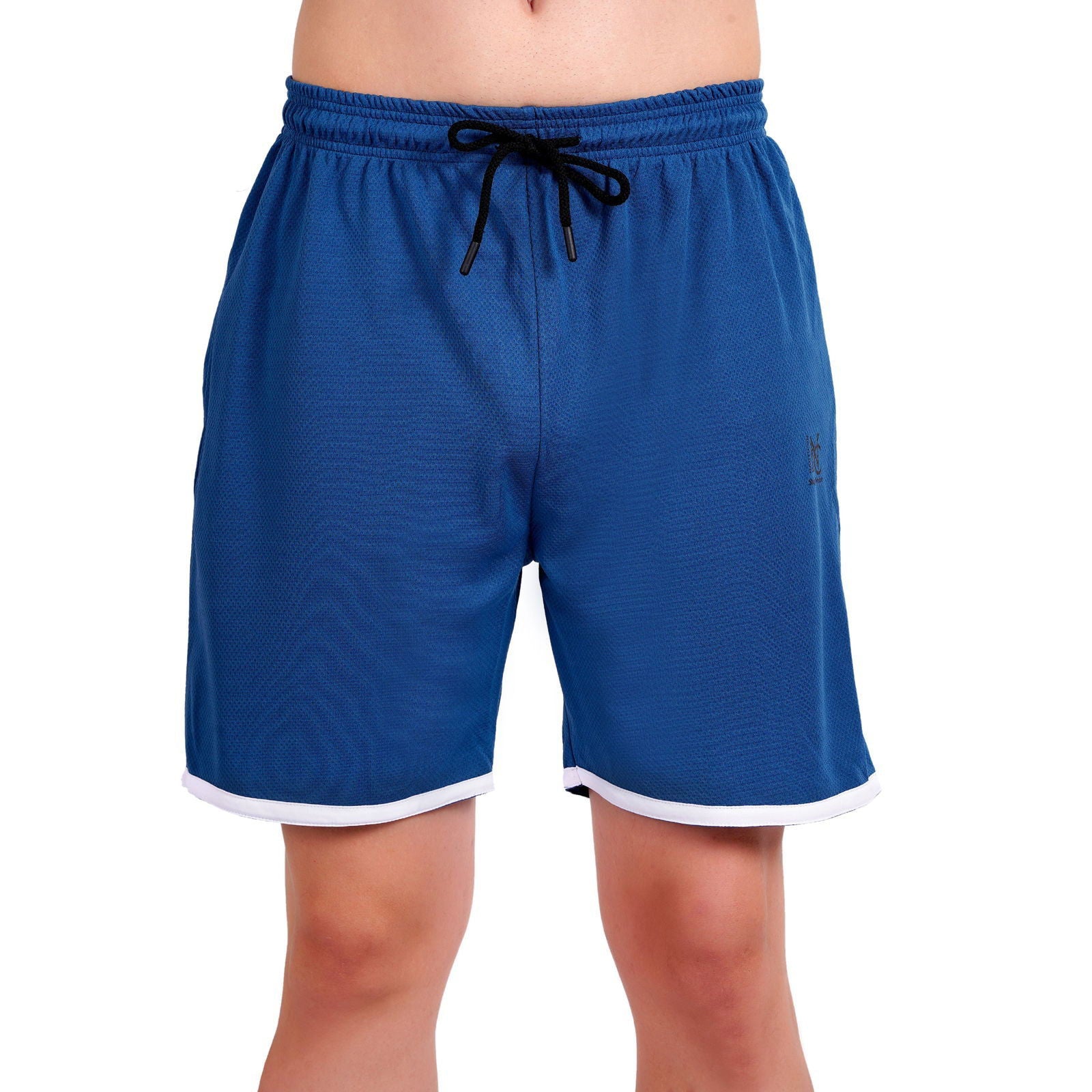NAUTICON Men Round Neck t-Shirt and Shorts Co-Ord Set Blue - NAUTICON