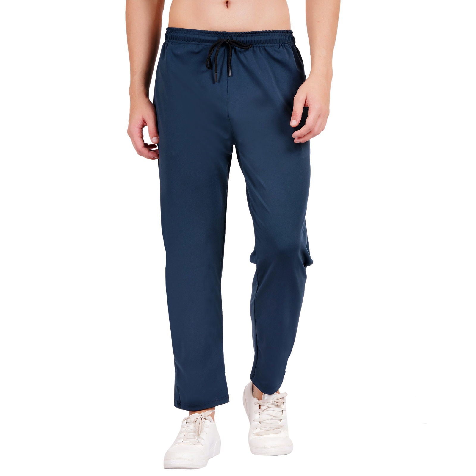 NAUTICON Men Teal Blue Solid Regular Fit Lower - NAUTICON