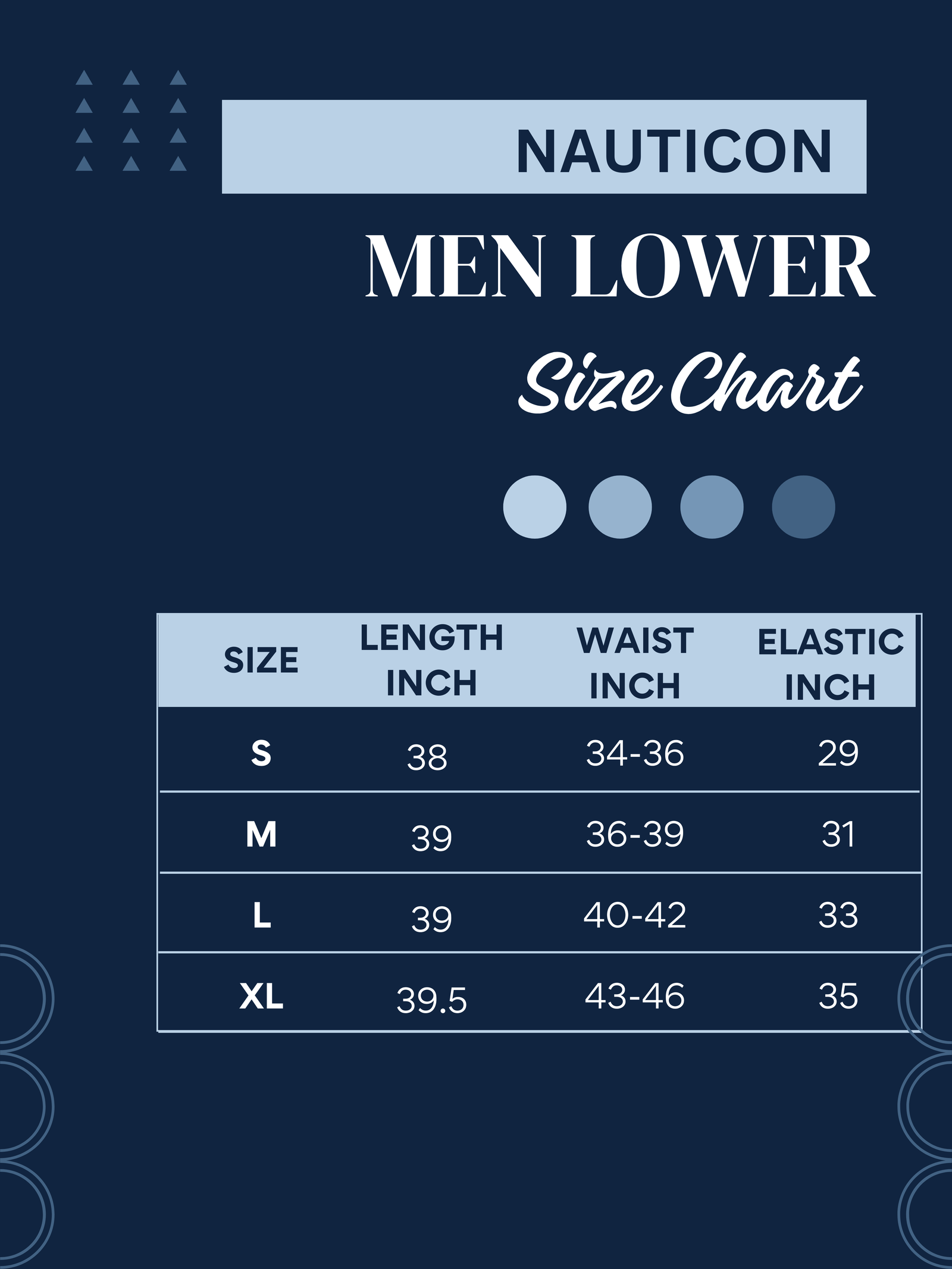 NAUTICON Men Teal Blue Solid Regular Fit Lower - NAUTICON WEARABLES