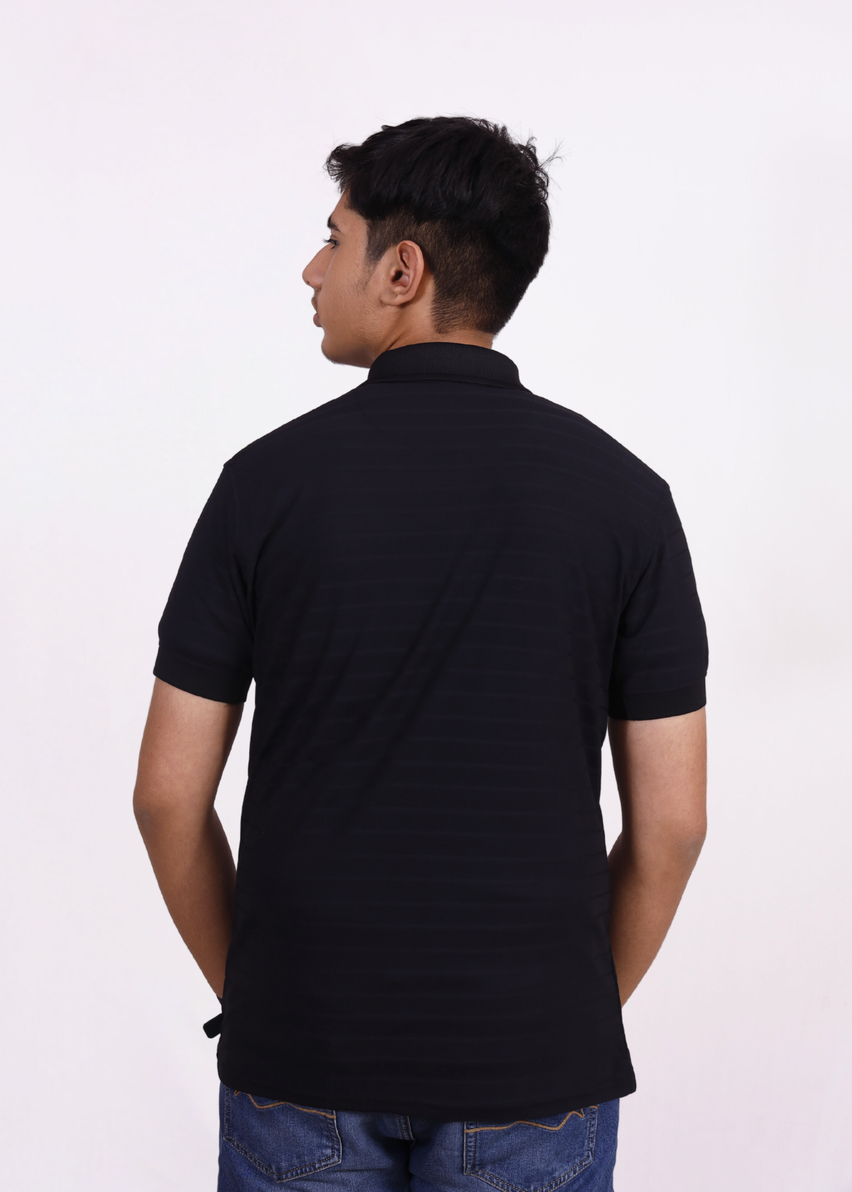 NAUTICON POLO T-SHIRT BLACK - NAUTICON WEARABLES