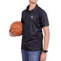 NAUTICON POLO T-SHIRT BLACK DOTED - NAUTICON