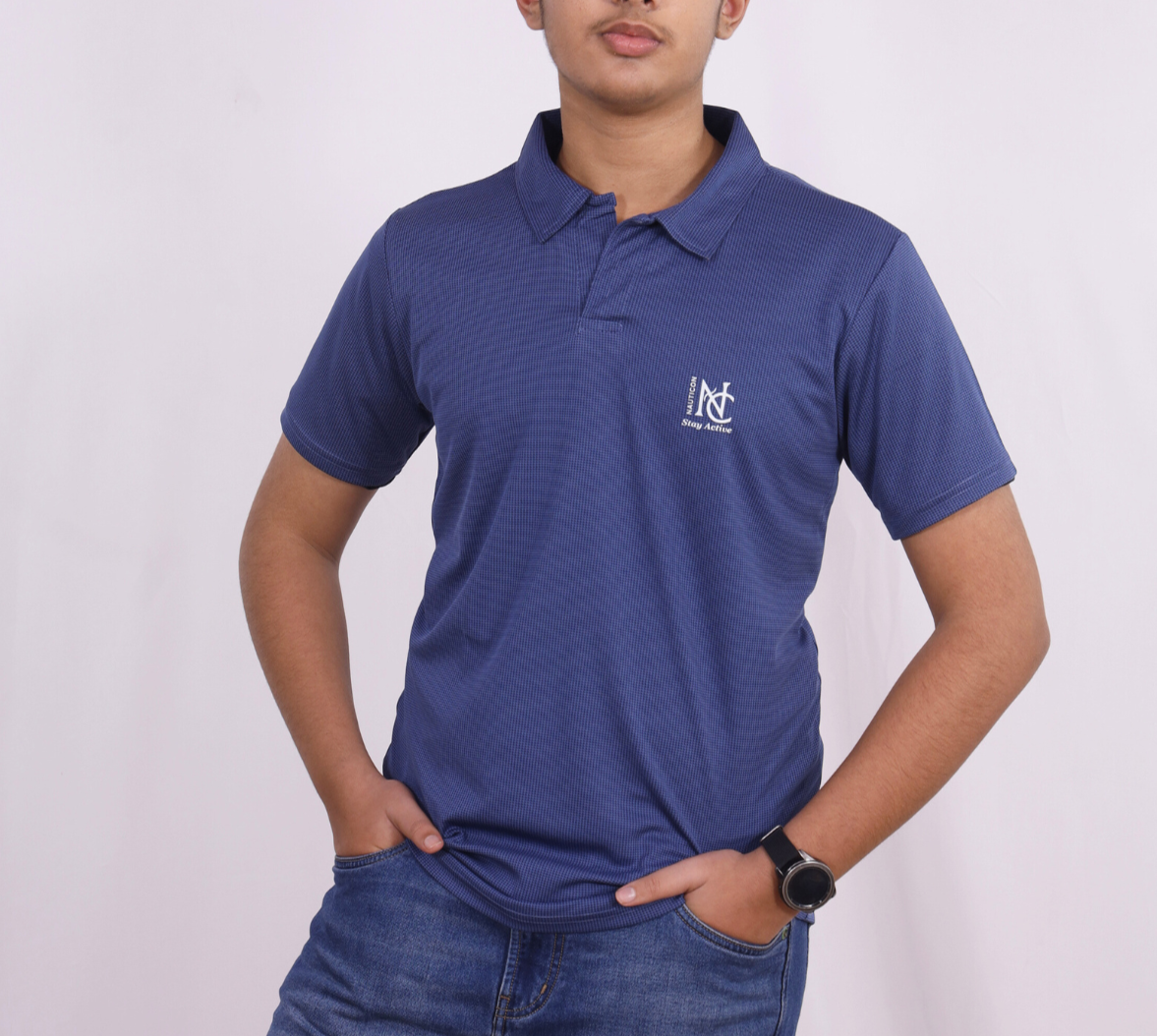 NAUTICON POLO T-SHIRT BLUE - NAUTICON