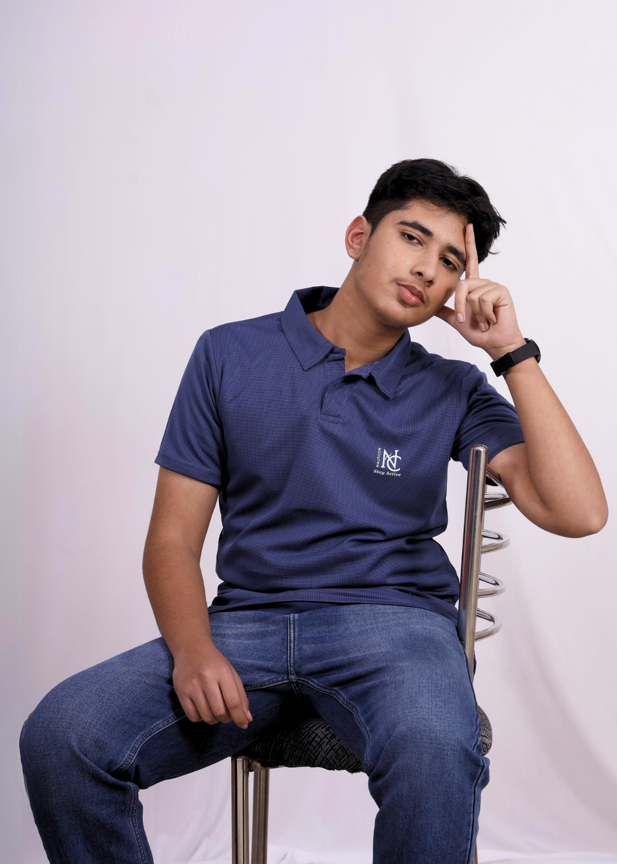 NAUTICON POLO T-SHIRT BLUE - NAUTICON