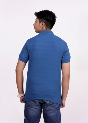 NAUTICON POLO T-SHIRT BLUE - NAUTICON